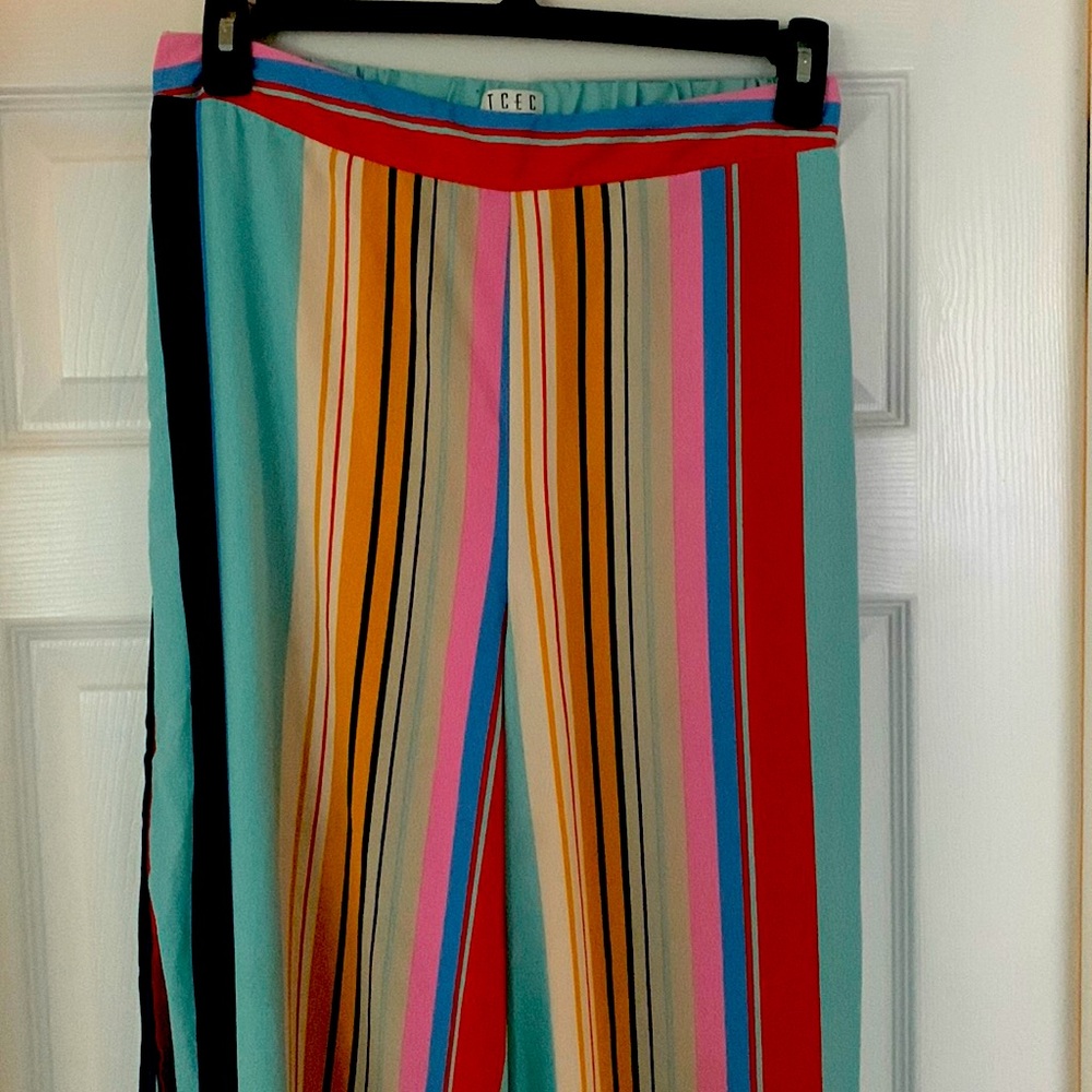Striped Wide Legged Pant